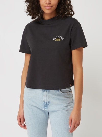 Dickies Boxy Fit T-Shirt aus Baumwolle Modell 'Fort Lewis' Schwarz 4