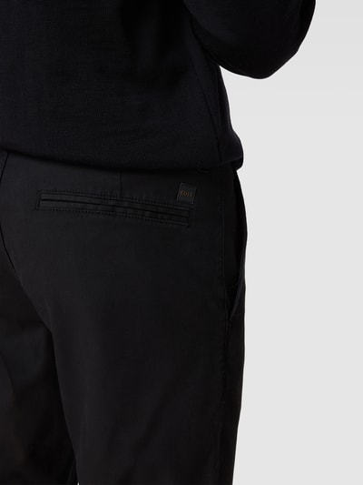 BOSS Orange Slim Fit Chino mit Label-Detail Modell 'Schino-Taber' Black 3