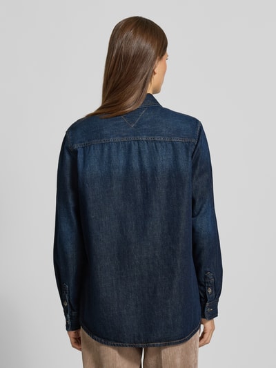 Tommy Hilfiger Regular Fit Denim-Jeansbluse aus Baumwoll-Lyocell-Mix Modell 'MILO' Marine Melange 5