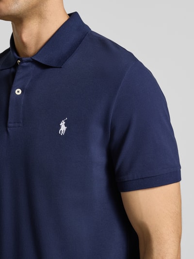 Polo Ralph Lauren Koszulka polo o kroju slim fit z wyhaftowanym logo Ciemnoniebieski 3