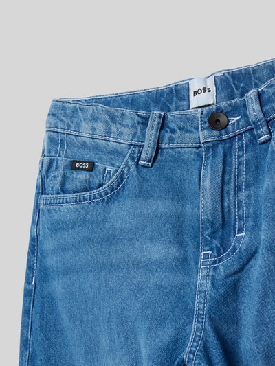 Boss Straight Leg Jeans mit 5-Pocket-Design Blau 2