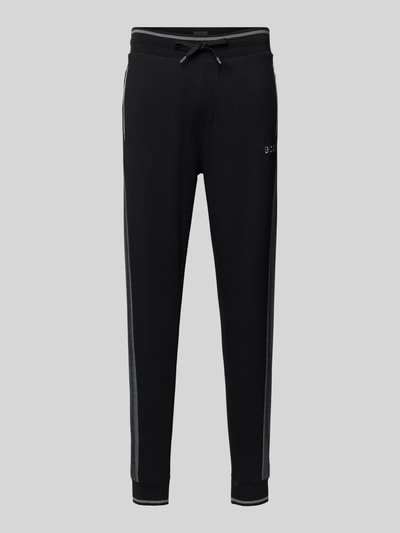 BOSS Sweatpants mit Label-Stitching Black 1