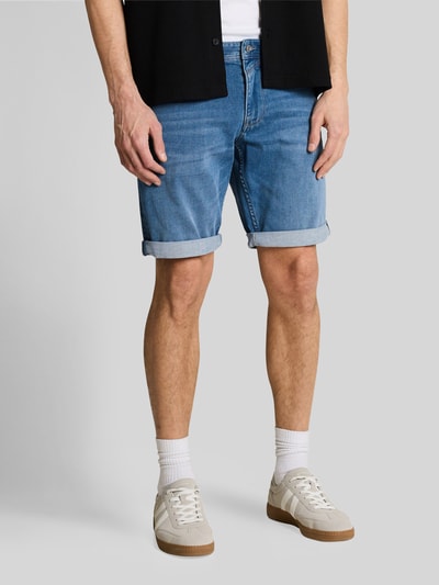 Tom Tailor Denim Slim Fit Jeansshorts aus Baumwoll-Mix Modell 'TTPIERS SLIM' Jeansblau 4