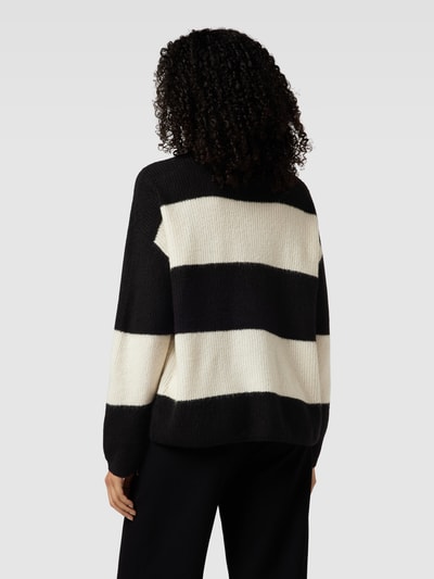 Vero Moda Strickpullover mit Blockstreifen Black 5