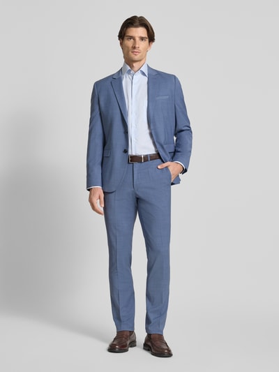 HUGO Slim fit pantalon van wolmix, model 'HESTEN' Lichtblauw - 1