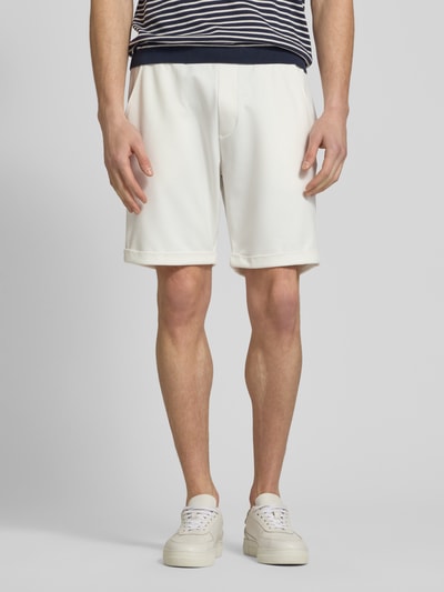 MCNEAL Sweatshorts mit elastischem Bund und Gesäßtasche Ecru 4