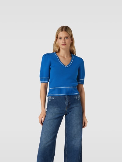 BAUM & PFERDGARTEN Pullover in Strick-Optik Blau 4