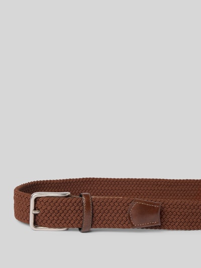 Lloyd Men's Belts Pasek z efektem plecionki Koniakowy 2