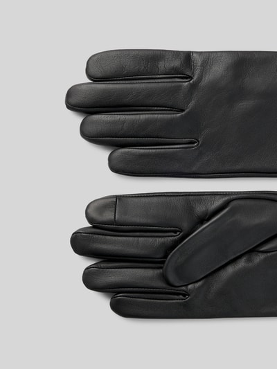 BOSS Rękawiczki ze skóry jagnięcej naturalnej Czarny 2