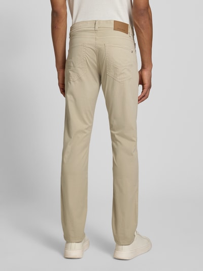 Pierre Cardin Regular Fit Hose mit Eingrifftaschen Modell 'Lyon' Beige 5