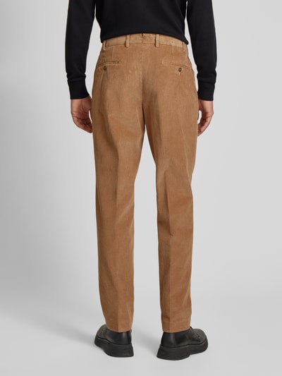 Hiltl Regular fit corduroy broek met riemlussen, model 'PARMA' Kit - 5