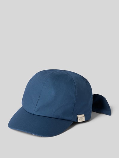 Produktfoto, Basecap mit Label-Patch Modell 'Wupper' von Barts z czystej bawełny, wzmocniony daszek, tylne wiązanie, kolor granatowy, gładka faktura