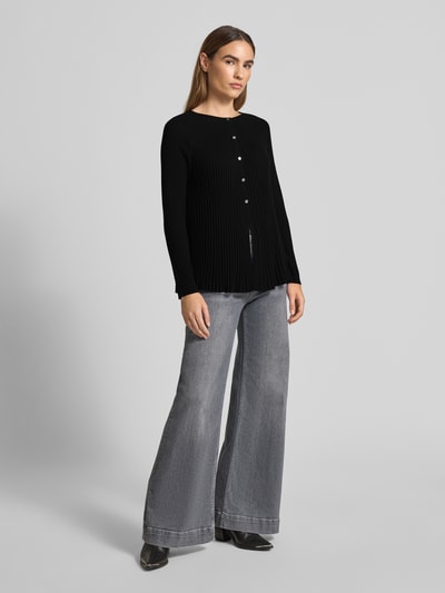 Hemisphere Vest met knoopsluiting Zwart - 1