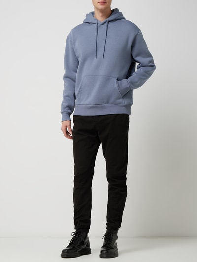 REVIEW Hoodie van katoenmix Steengrijs - 1