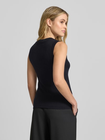 Christian Berg Woman Selection Gebreide top van wol met ronde hals Zwart - 5