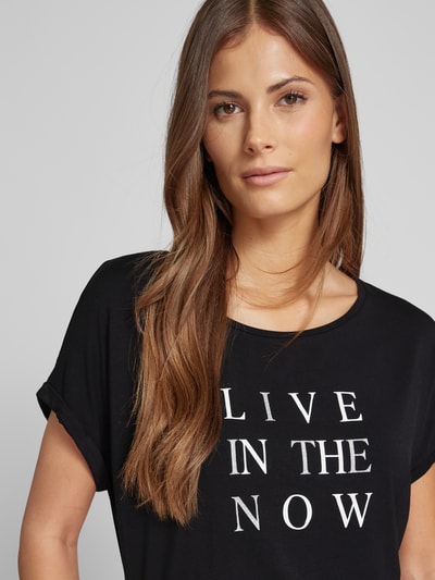 s.Oliver RED LABEL Relaxed Fit T-Shirt mit Statement-Print Black 3