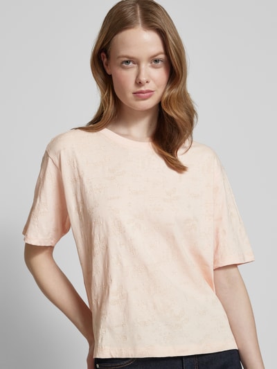 JAKE*S STUDIO WOMAN T-Shirt aus Bio-Baumwolle mit Rundhalsausschnitt Apricot 3