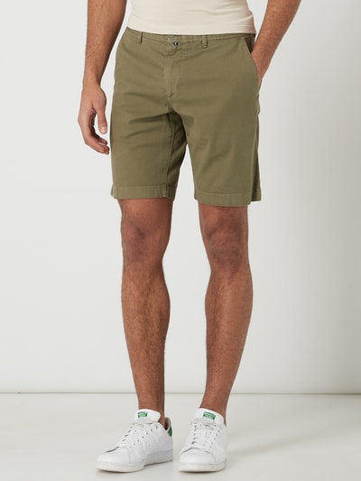 Marc O'Polo Slim Fit Chino-Shorts mit Stretch-Anteil Modell 'Salo' Schilf 4