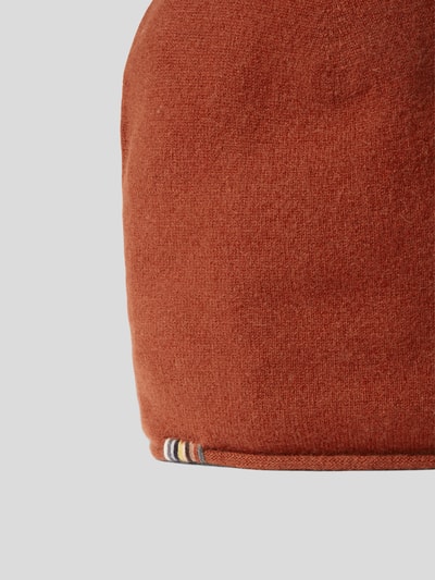 Extreme Cashmere Beanie mit Brand-Detail Dunkel Orange 3