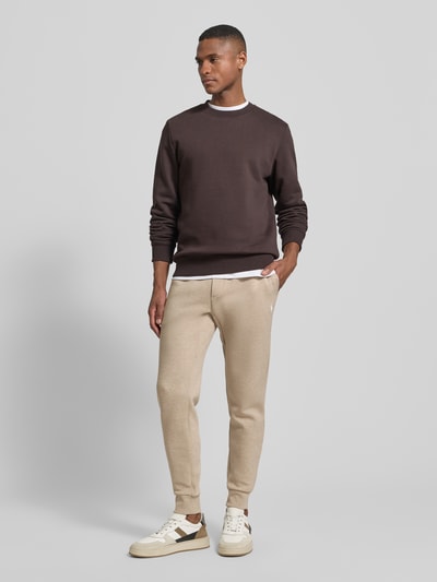 Polo Ralph Lauren Sweatbroek met elastische band Beige gemêleerd - 1