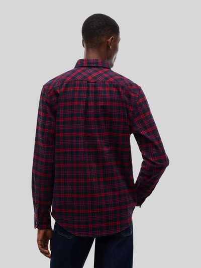 Tommy Jeans Regular Fit Freizeithemd aus Baumwolle mit Karomuster Dunkelrot 5