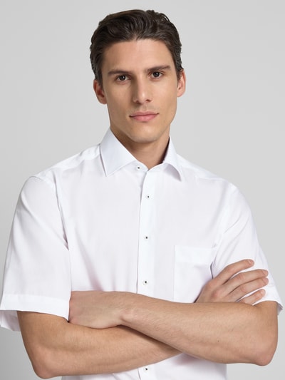ETERNA Comfort fit zakelijk overhemd met knoopsluiting Wit - 3