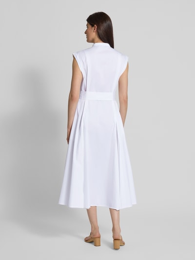 Polo Ralph Lauren Sukienka koszulowa ze stójką model ‘SVAN’ Biały 5