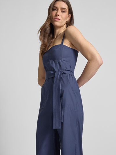 Marella Jumpsuit mit Bindegürtel Modell 'ZOLLA2' Marine 3