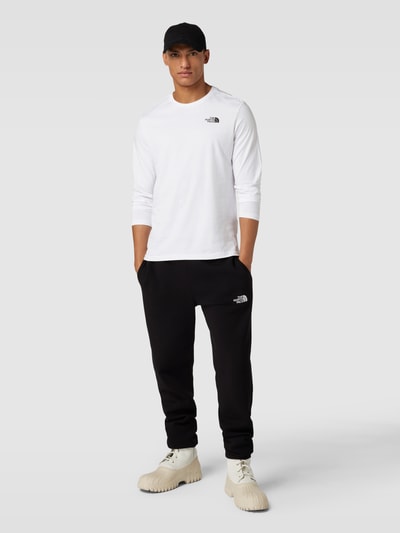 The North Face Longsleeve mit Label-Print Weiss 1