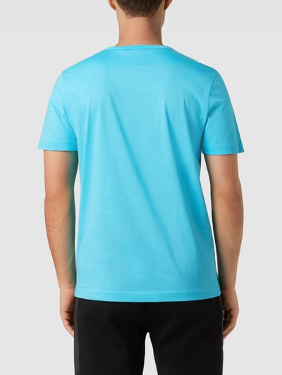BOSS Green T-Shirt mit Label-Print Modell 'Tee Curved' Tuerkis 5