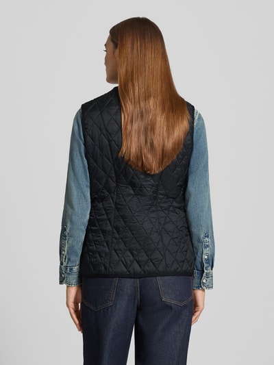 Barbour Shaped Fit Steppweste mit Label Stitching Modell 'BETTY' Black 5