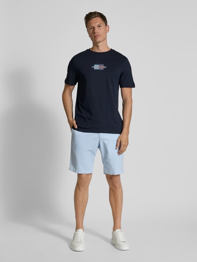 Tommy Hilfiger Regular Fit T-Shirt aus reiner Baumwolle Marine 1