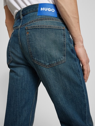 Hugo Blue Jeans mit 5-Pocket-Design Modell 'Ash' Dunkelblau 3