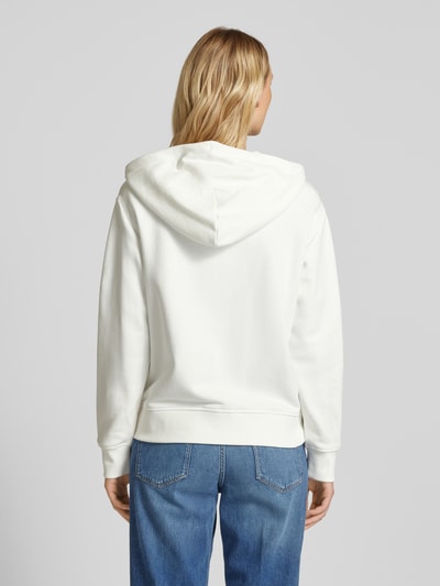 Gant Sweatjacke mit Kapuze Offwhite 5