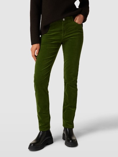 Christian Berg Woman Stoffen broek met 5-pocketmodel Grasgroen - 4