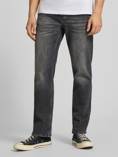 ONLY & SONS Straight Fit Jeans aus Baumwoll-Mix Modell 'EDGE PERFORMANCE WB 38' Black 4
