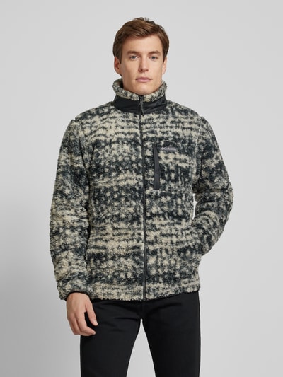 COLUMBIA Sweatjack met opstaande kraag, model 'Winter Pass' Middengrijs - 4