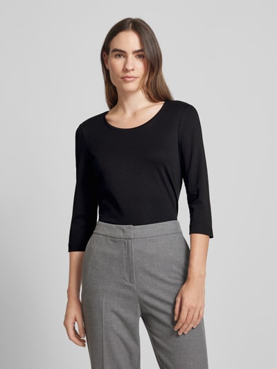 Christian Berg Woman Regular fit shirt met 3/4-mouwen Zwart - 4