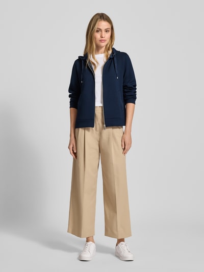 Tom Tailor Regular fit sweatjack met viscose Marineblauw - 1