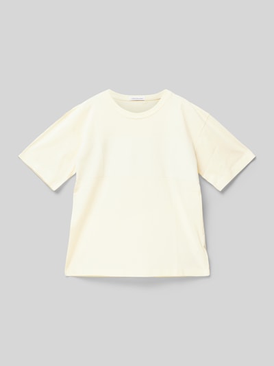 Calvin Klein Jeans T-Shirt mit Label-Print Beige 1