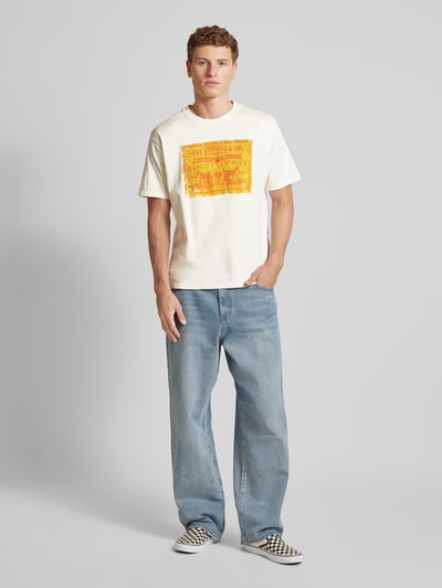 Levi's® T-shirt met labelprint Wit - 1