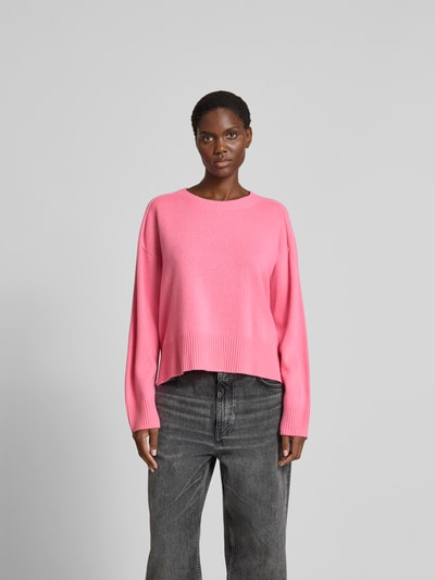 Closed Woll-Pullover mit breitem Bund Pink 4