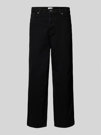 SELECTED HOMME Relaxed fit jeans in 5-pocketmodel, model 'WIDE' Zwart - 2