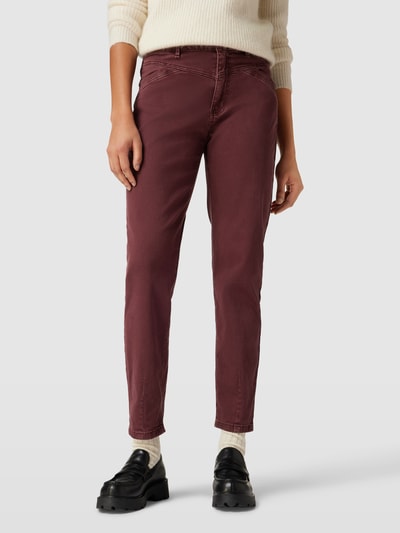 Buena Vista Hose im 5-Pocket-Design Modell 'COCO' Aubergine 4