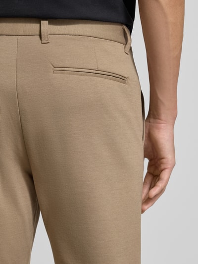 Lindbergh Cropped Stoffhose mit französischen Eingrifftaschen Sand 3