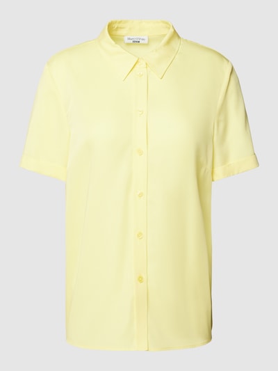 Marc O'Polo Denim Bluzka koszulowa z lyocellu z listwą guzikową na całej długości Jasnożółty 2