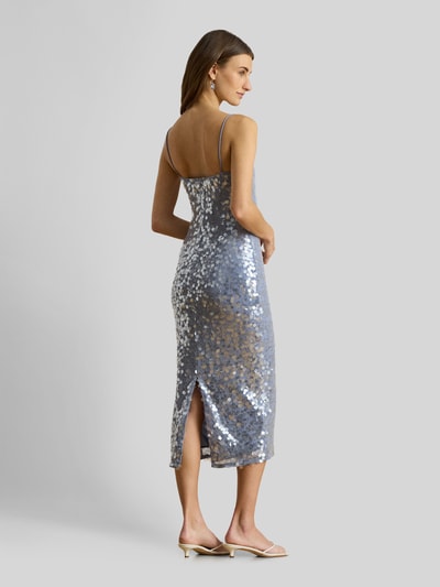 Lauren Ralph Lauren cocktailjurk met pailletten Lichtblauw - 5