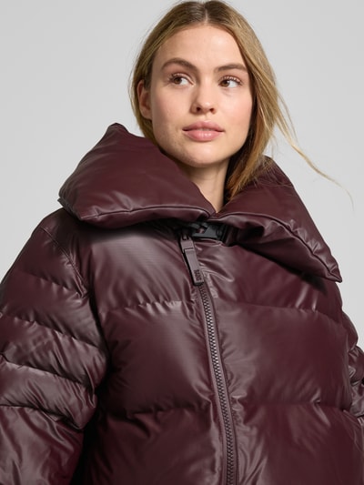 RAINS Gewatteerd jack met tweewegsritssluiting, model 'Alta Vision' Aubergine - 3