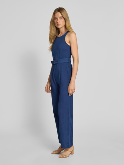 Mango Jumpsuit mit Kellerfalten Modell 'NAXOS' Marine 1