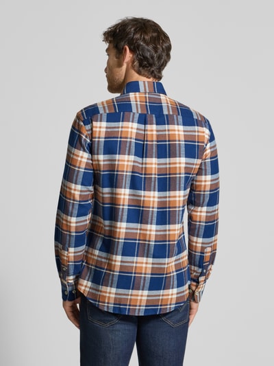 Fynch-Hatton Vrijetijdsoverhemd met knoopsluiting Marineblauw - 5